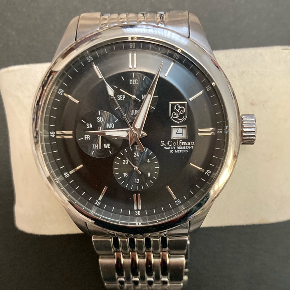 Classic Silver Stainless Steel Watch